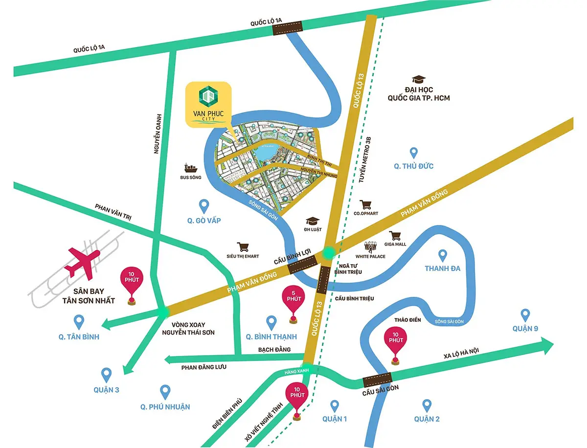 Kết nối hạ tầng vạn phúc